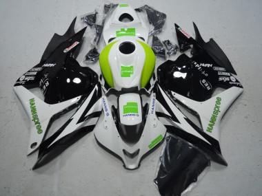 Honda CBR 600 RR 09-12 - Negro Blanco Verde Hannspree