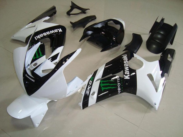 Kawasaki ZX6R 03-04 - Blanco Monster