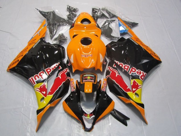 Honda CBR 600 RR 09-12 - Negro Naranja Red Bull