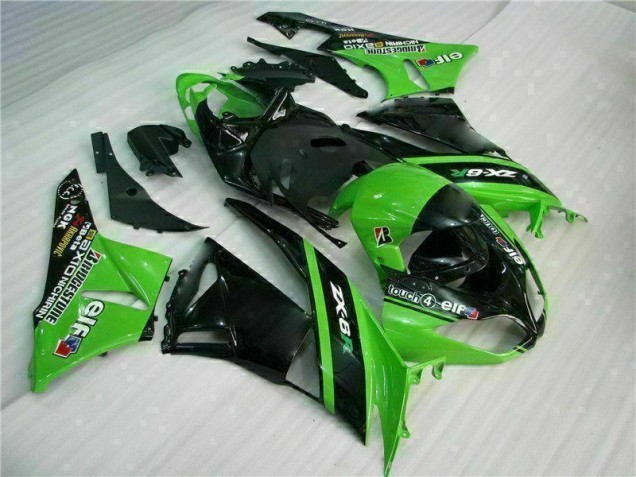 Kawasaki ZX6R 09-12 - Verde Negro