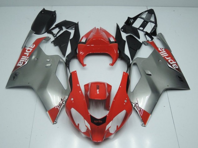 Aprilia RSV 1000 03-06 - Plata & Rojo