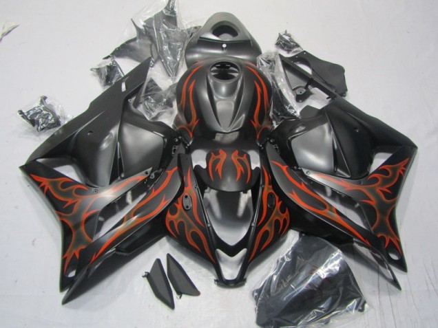 Honda CBR 600 RR 09-12 - Negro Naranja Llama