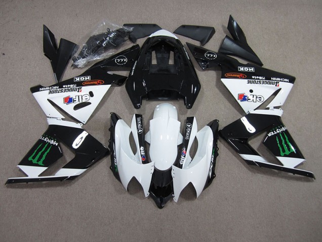 Kawasaki ZX10R 03-05 - Negro Blanco Monster