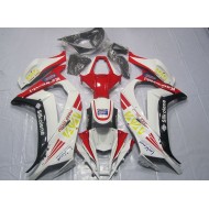 Kawasaki ZX10R 11-15 - Blanco Rojo Silkolene