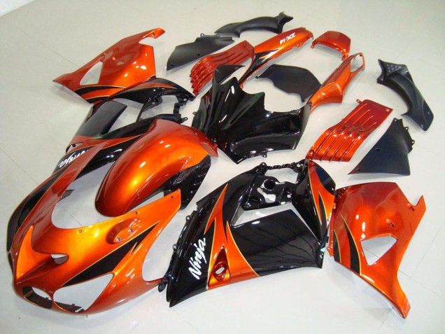 Kawasaki ZX14R ZZR 1400 06-11 - Naranja Negro