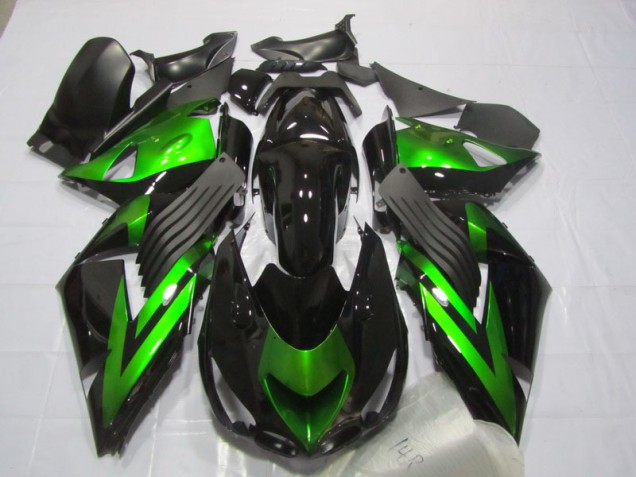 Kawasaki ZX14R ZZR 1400 06-11 - Negro Verde