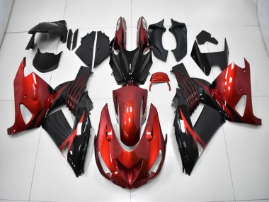 Kawasaki ZX14R ZZR 1400 06-11 - Rojo Negro