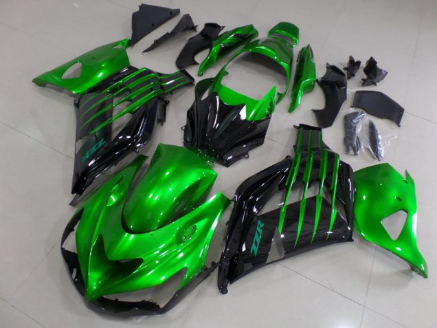 Kawasaki ZX14R ZZR 1400 12-21 - Caramelo Verde & Negro