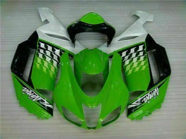 Kawasaki ZX6R 07-08 - Verde Blanco Ninja