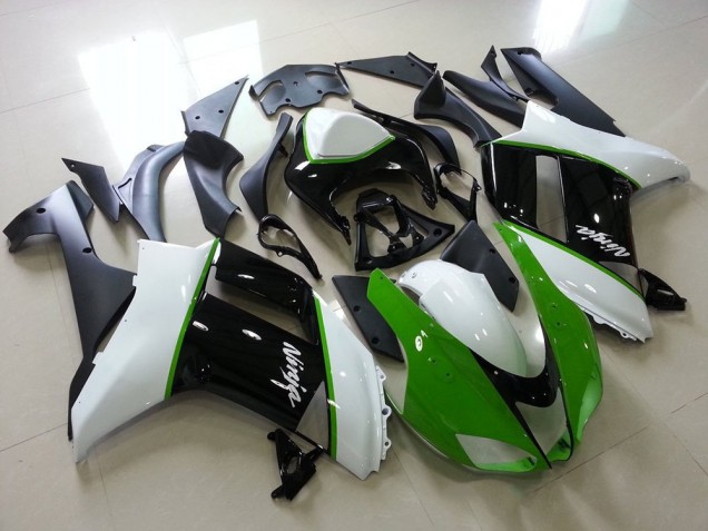 Kawasaki ZX6R 07-08 - Verde Negro Blanco