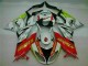 Kawasaki ZX6R 09-12 - Blanco Rojo H. Energy