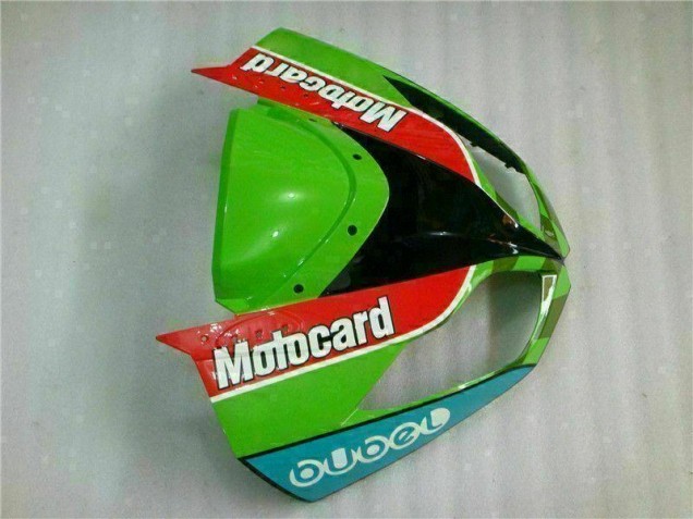 Kawasaki ZX6R 09-12 - Rojo Verde Motocard