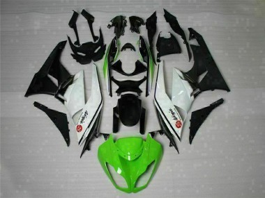 Kawasaki ZX6R 09-12 - Verde Negro Blanco 25