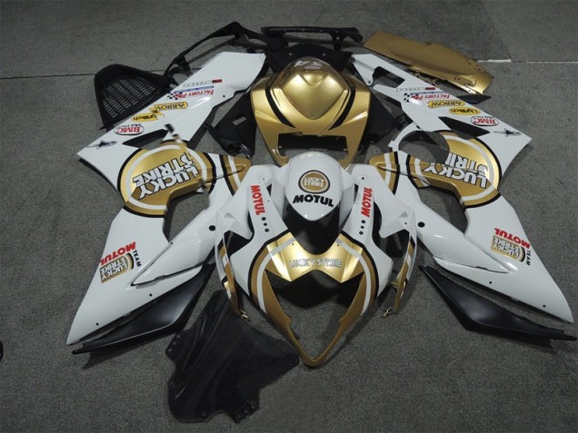 Suzuki GSXR 1000 K5 05-06 - Blanco Oro Lucky Strike Motul