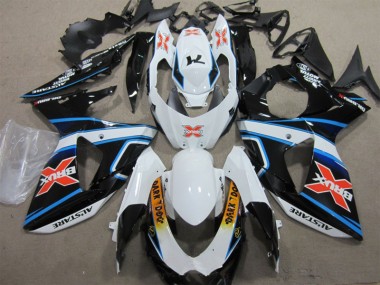 Suzuki GSXR 1000 K9 09-16 - Blanco Azul Brux Oscuro Dog