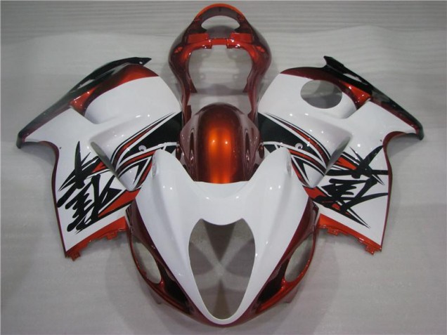 Suzuki GSXR 1300 Hayabusa 96-07 - Naranja Blanco Negro