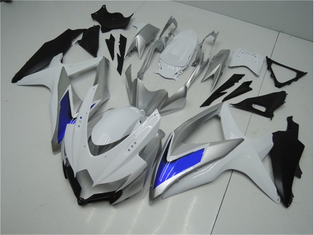 Suzuki GSXR 600 / 750 K8 08-10 - Blanco Plata Azul