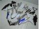 Suzuki GSXR 600 / 750 K8 08-10 - Blanco Plata Azul