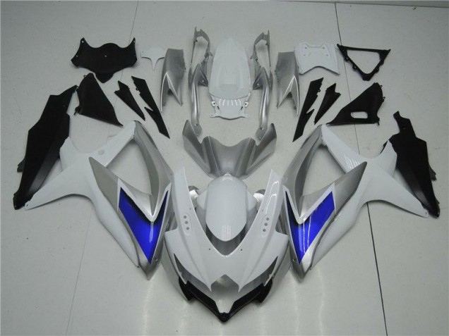 Suzuki GSXR 600 / 750 K8 08-10 - Blanco Plata Azul