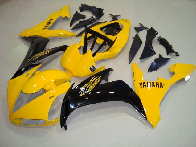 Yamaha R1 04-06 - Amarillo Negro Llama