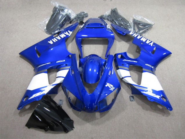 Yamaha R1 98-99 - Azul Blanco Calcomanía