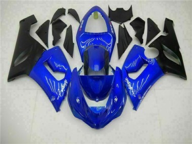 Kawasaki ZX6R 05-06 - Azul