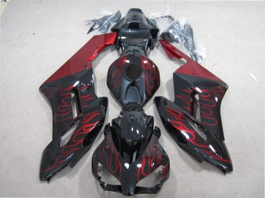 Honda CBR 1000 RR 04-05 - Negro Rojo Llama