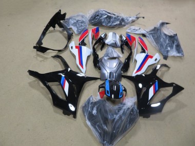 BMW S1000RR 19-21 - Negro Blanco Rojo Azul