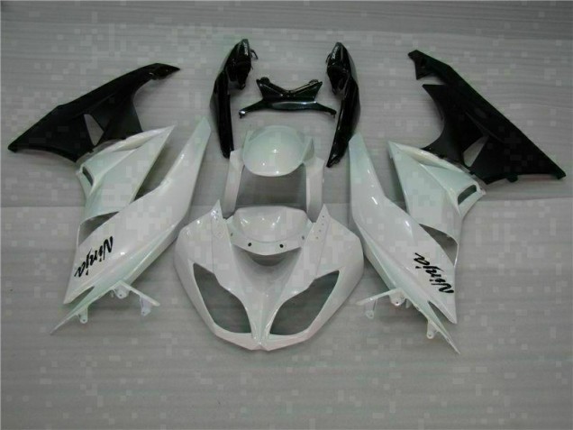 Kawasaki ZX6R 09-12 - Blanco Negro