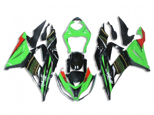 Kawasaki ZX6R 13-18 - Verde Negro