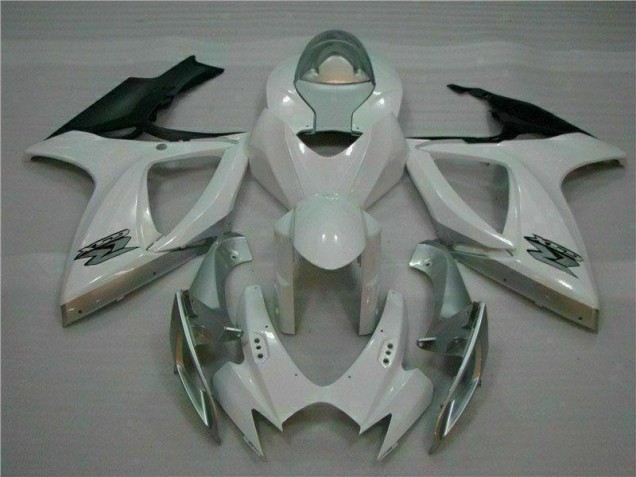 Suzuki GSXR 600 / 750 K6 06-07 - Blanco Plata